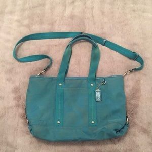 Teal Coach Bag
